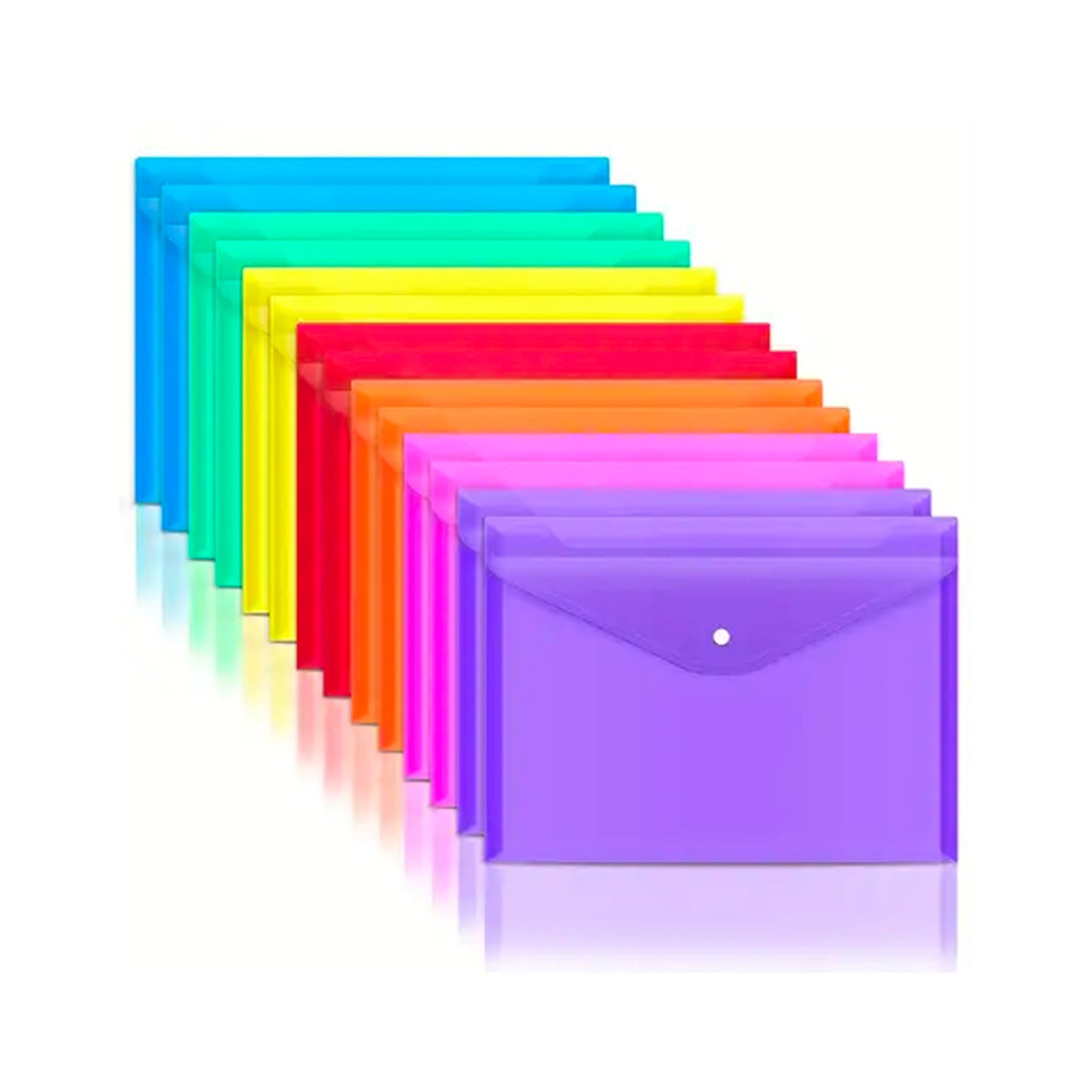 10” x 14” Poly “V” Envelope With Snap Button