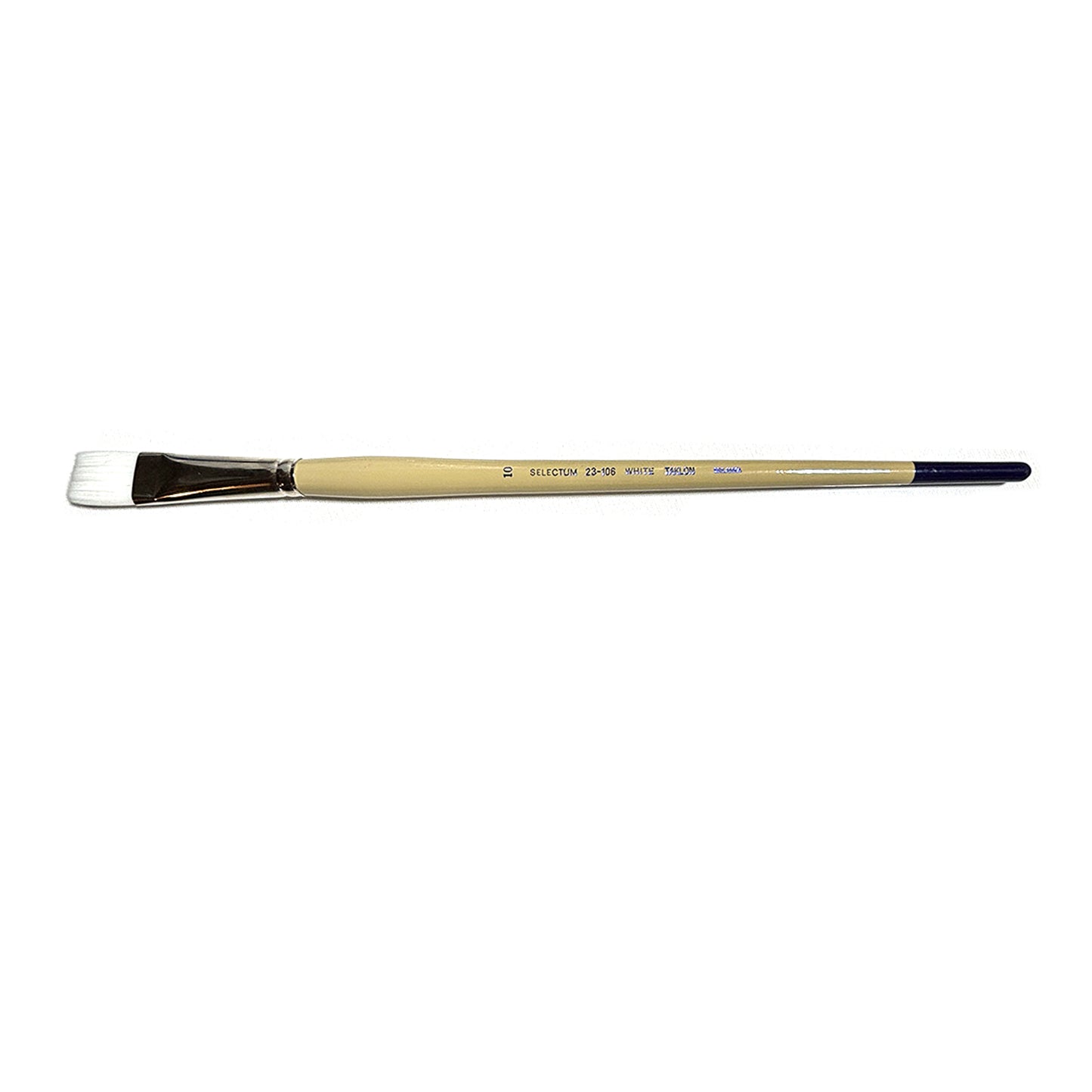 Flat, Long Handle White Taklon Wash Brush - Series #231