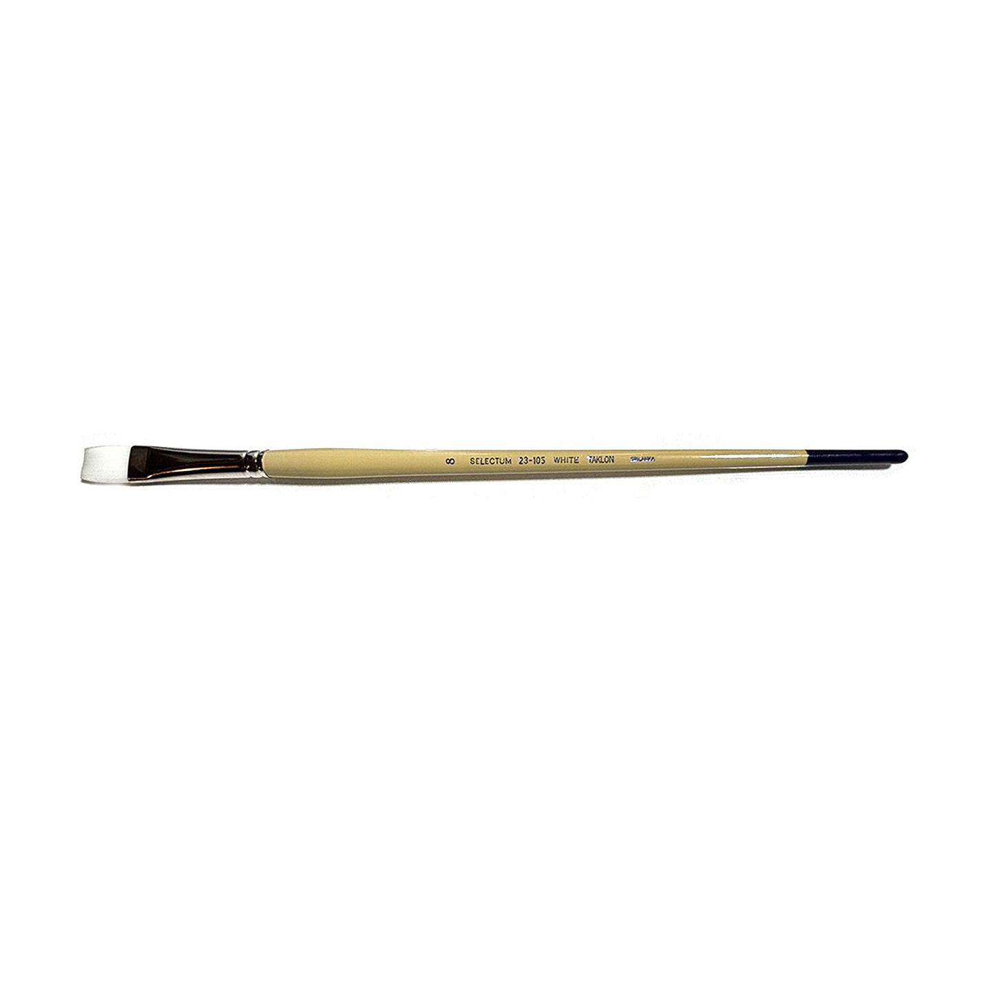 Flat, Long Handle White Taklon Wash Brush - Series #231