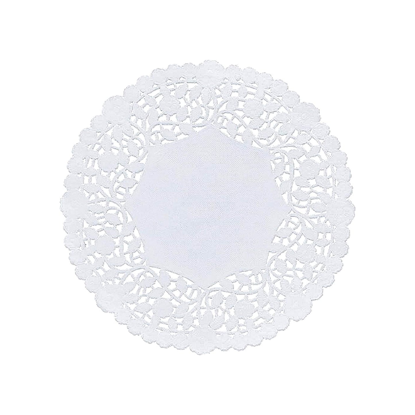 4", 6", 8" White Doilies - 30 Pack