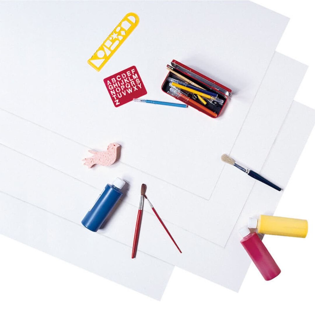 22.5” x 28.5” Bristol Board, 2 Ply (96 Sheets)