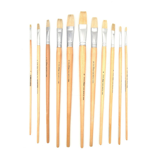 Flat Hog Hair Poster Brush - Eterna #579