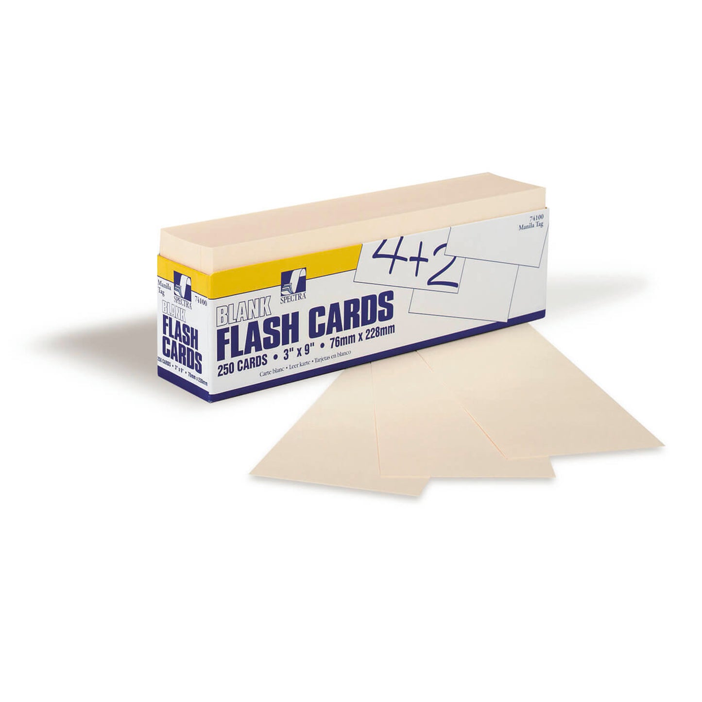 9” x 3” Manilla Sentence Strips, Unruled - 250 Pack