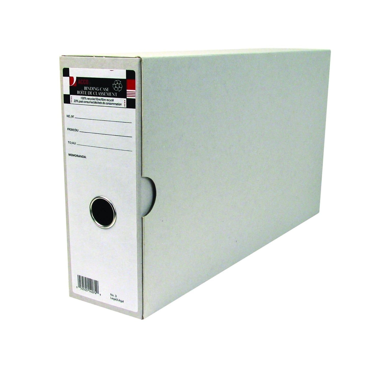 Acco Binding Case #3 Legal Size - 8 Pack