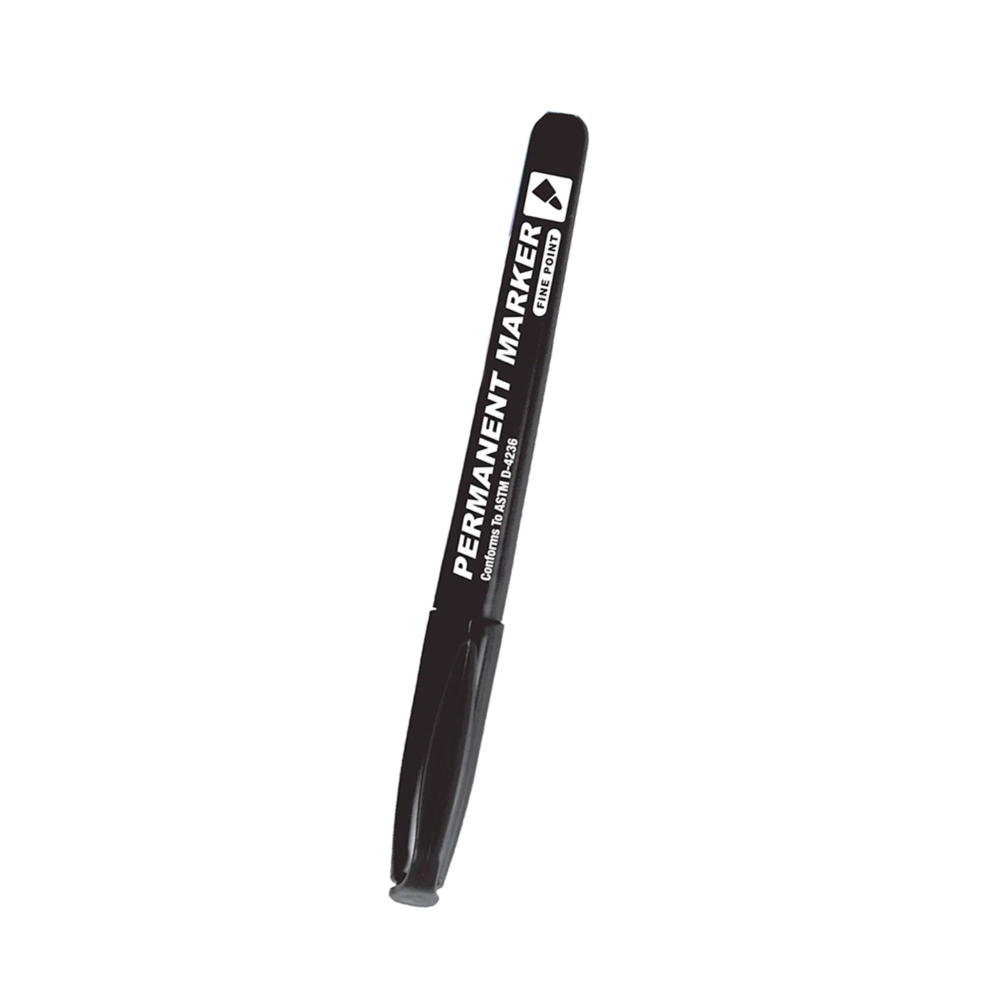 Bazic Permanent Marker, Fine Tip - Black