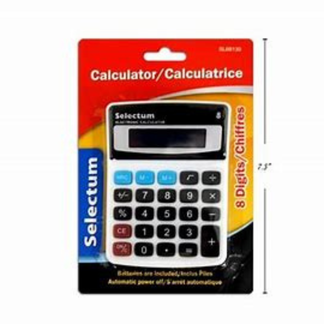 Jumbo 4" x 6" Solar Calculator
