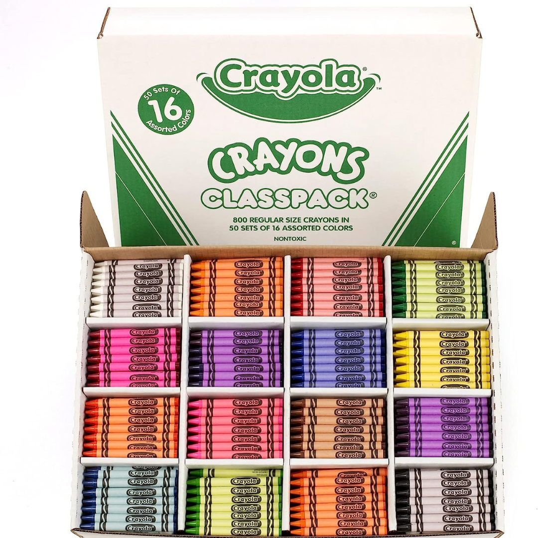 Crayola Regular Size Crayons - Classpack of 800