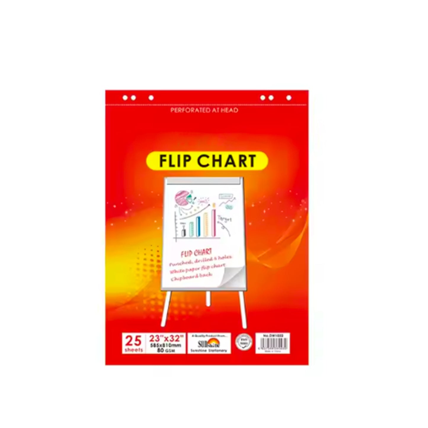 Flip chart Pad 23"x32" - 25 sheets
