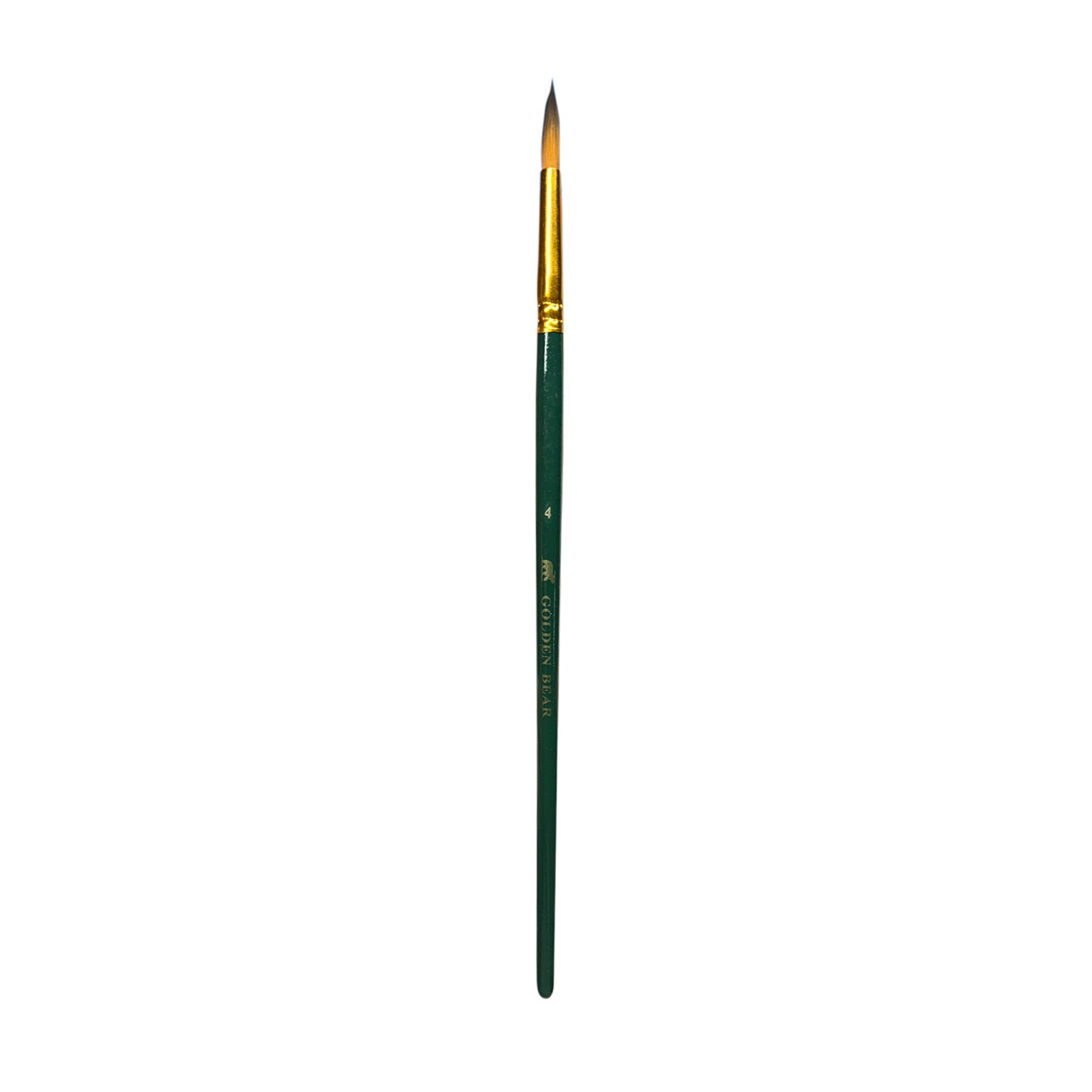 Round Golden Taklon Brushes - Golden Bear