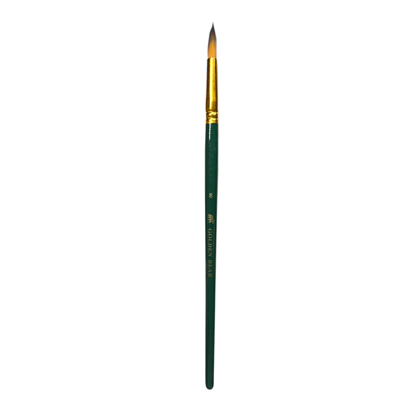 Round Golden Taklon Brushes - Golden Bear