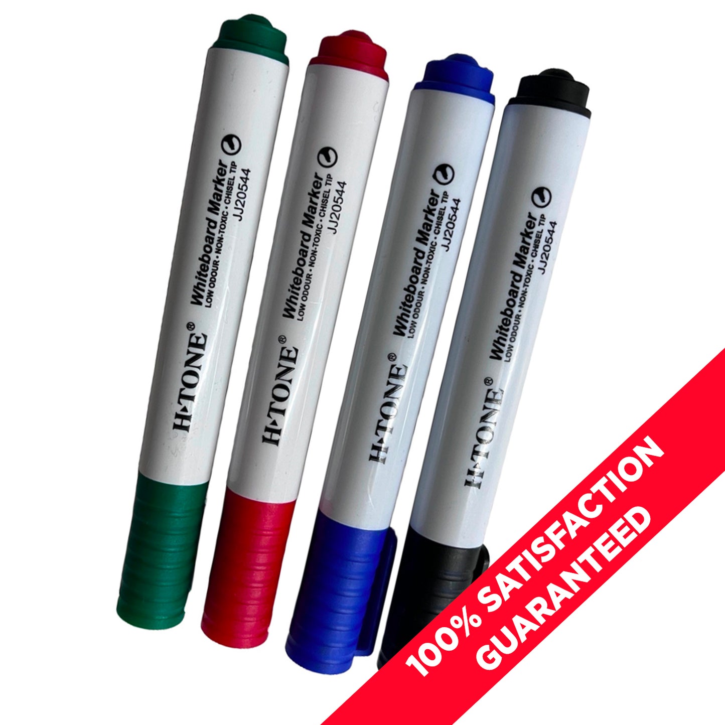 H-Tone Dry Erase Marker, Chisel Tip - 4 Assorted