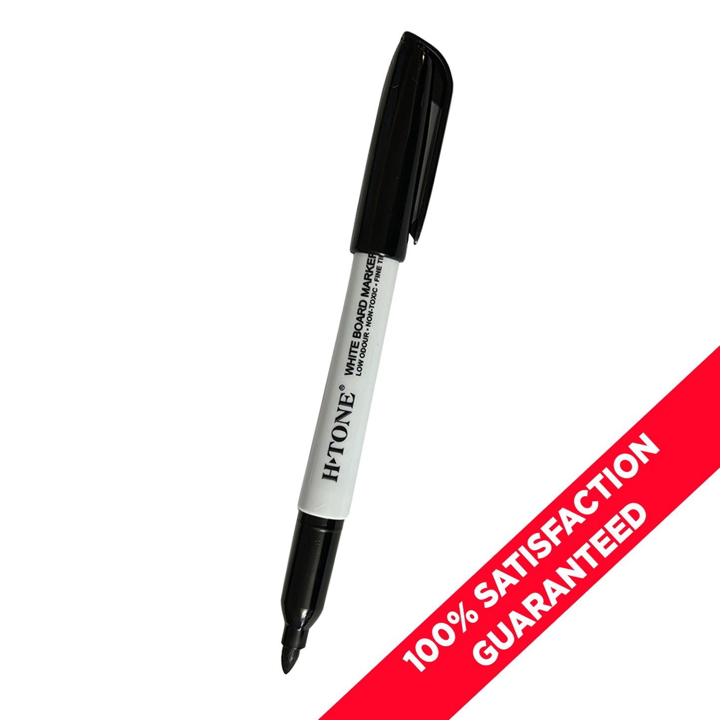 H-Tone Dry Erase Marker, Fine Tip - Black