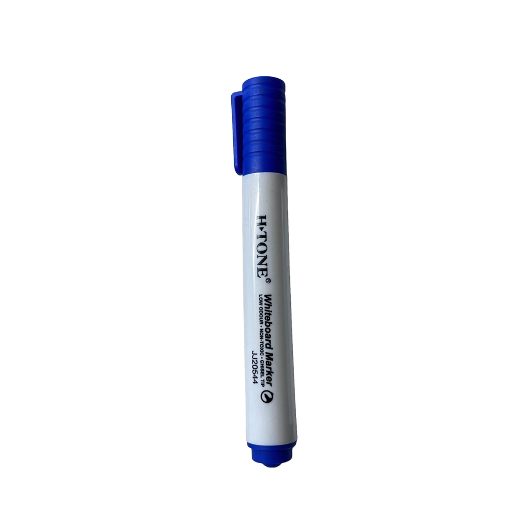 H-Tone Dry Erase Marker, Chisel Tip - Blue