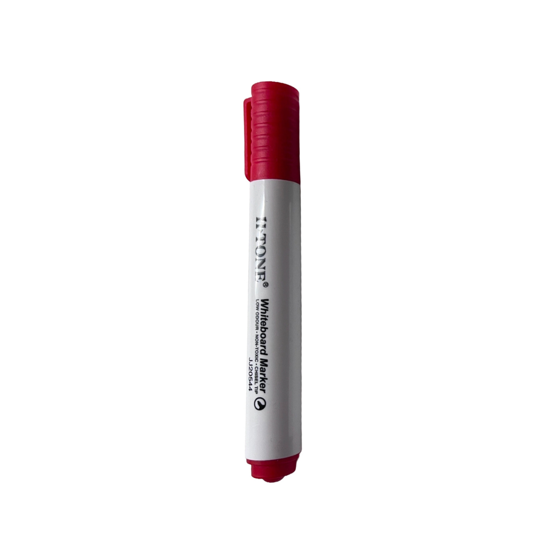 H-Tone Dry Erase Marker, Chisel Tip - Red