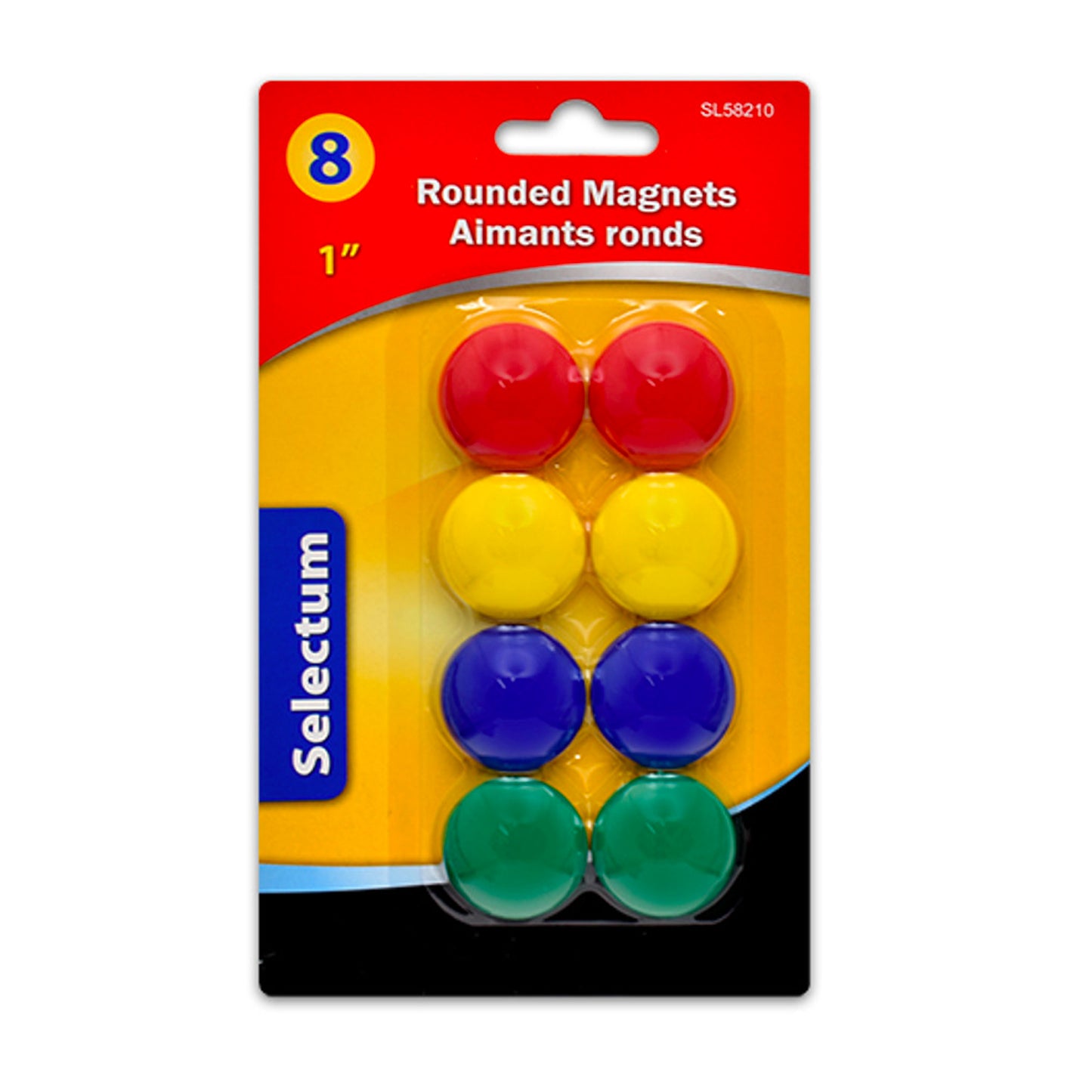 1" Round Magnets - Package of 8