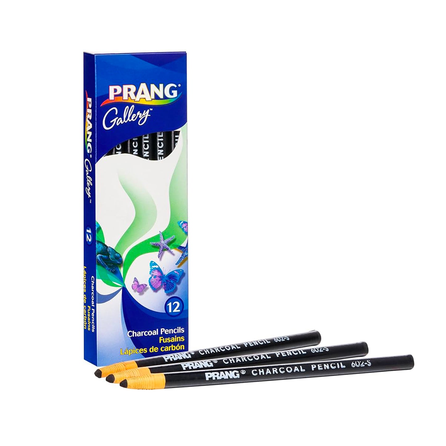 Prang Soft Charcoal Pencils - 12 Pack