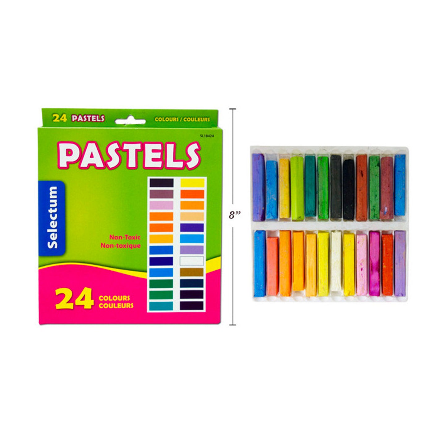 Selectum Square Chalk Pastel Sets - 24