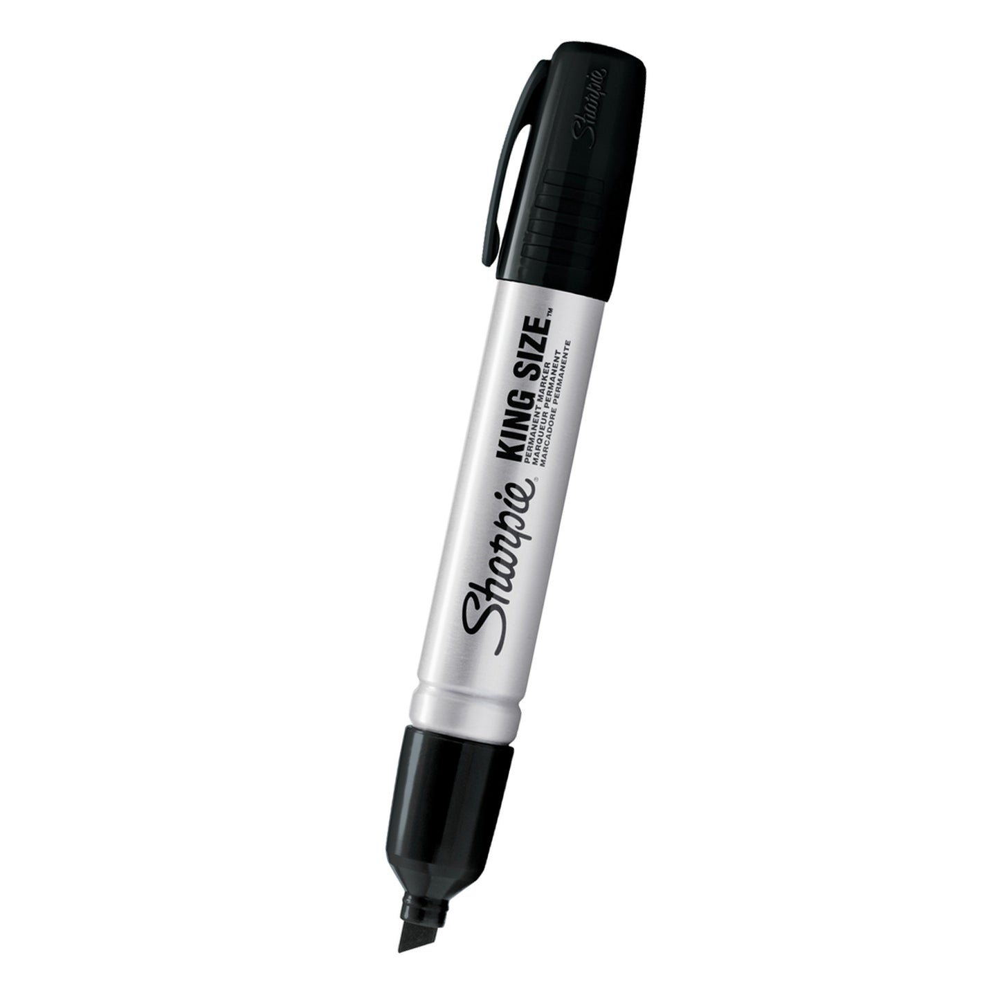Sharpie "King Size" Industrial Permanent Marker, Chisel Tip - Black