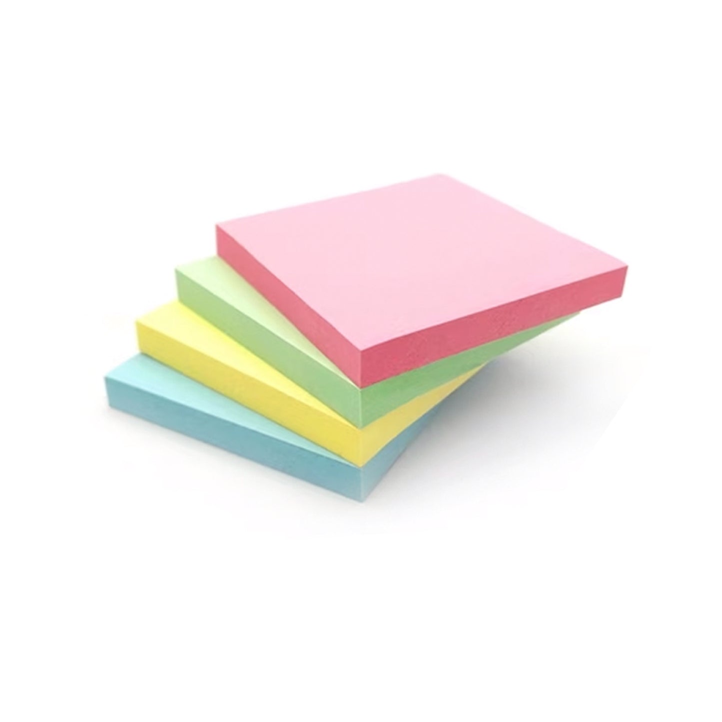 1.5" x 2" self stick notes, assorted pastel colours - 4 pads