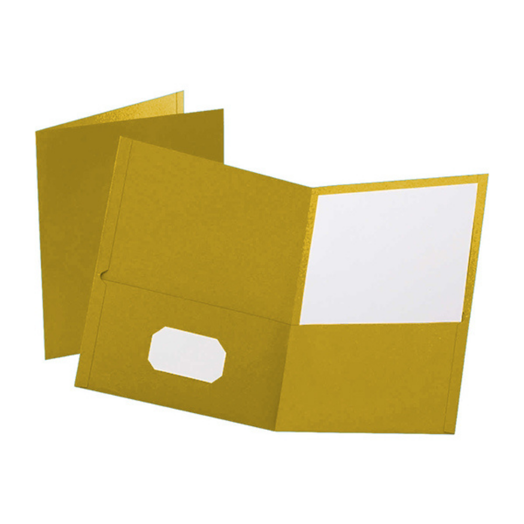 Twin-Pocket Portfolios - Yellow