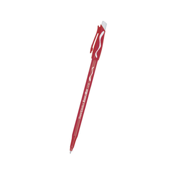 Papermate Erasermate medium stick pen - red