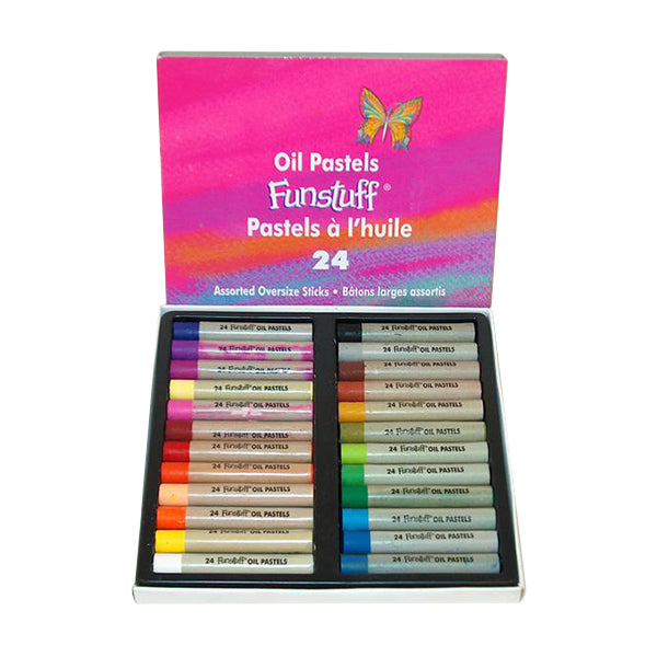 Reeves/H-Tone jumbo oil pastels - 24 pack
