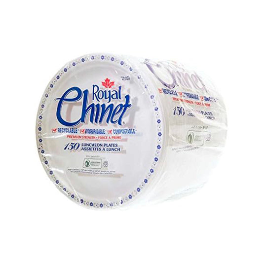 10.5” Royal Chinet Plates - 150 Package