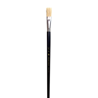 Flat Hog Hair Poster Brush - Golden Bear #579
