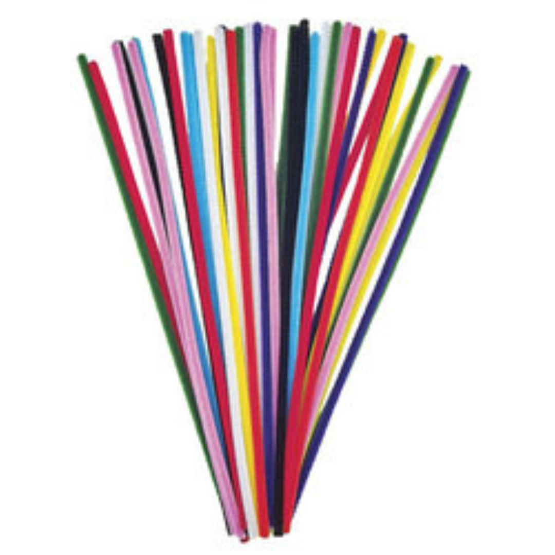 12” Regular (4mm) Pipe Cleaners, 100 Pack