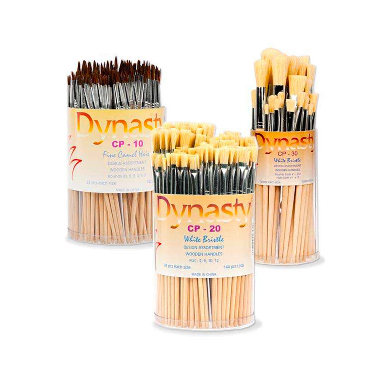 144 Flat Hog Hair Poster Brushes - Series CP-20 – Teacher's File