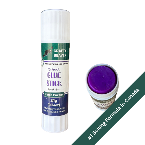 21 gr Crafty Beaver Glue Stick - Magic Purple