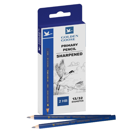 Golden Goose #1 Primary Triangular Pencil, Sharpened, No Eraser - EACH