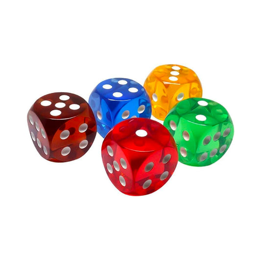25 mm Large Size Dice - Assorted Colours
