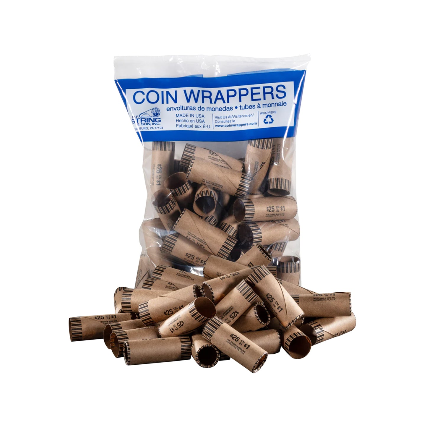 36 Pack of Paper Rolls For Coins