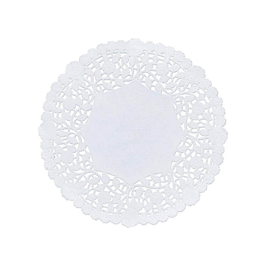 4", 6", 8" White Doilies - 30 Pack