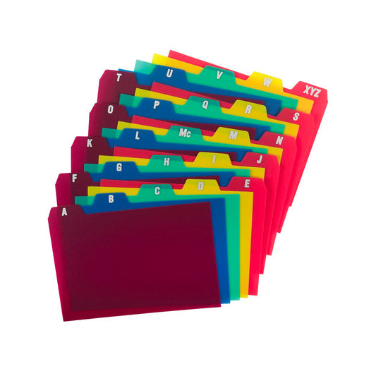 4” x 6” Index Card Guides A– Z