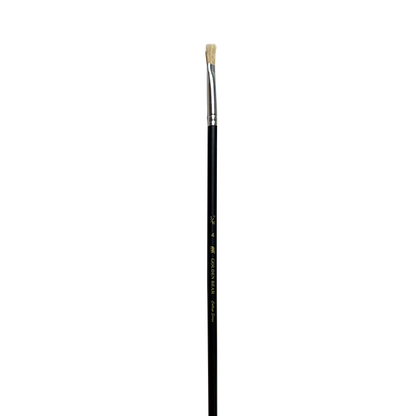 Flat Hog Hair Poster Brush - Golden Bear #579