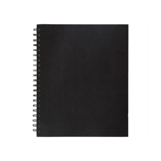 5.5" x 8.5" Spiral Bound Hard Cover Notebook - 80 Sheets