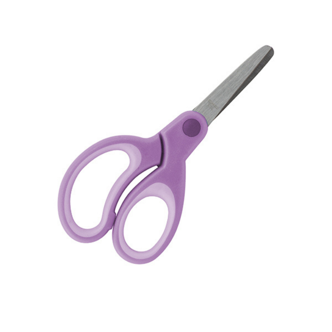 Bazic 5” Soft Grip Scissor, Blunt Tip