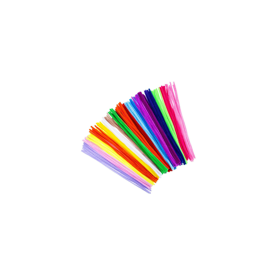 6” Regular (4mm) Pipe Cleaners, 100 Pack - Assorted Colours