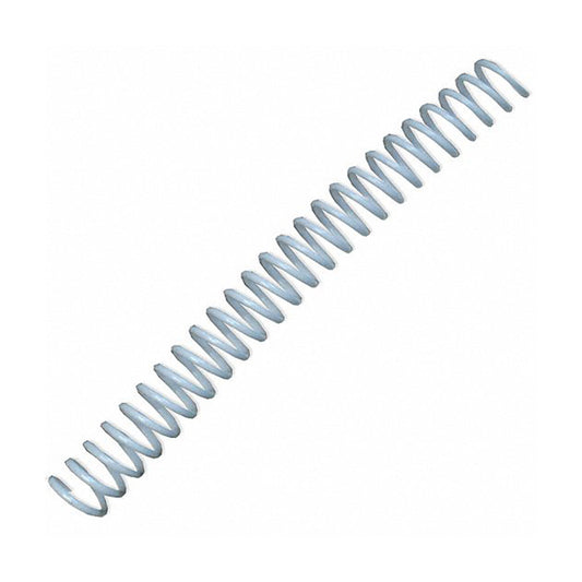 6mm 4:1 Pitch Plastic Binding Coils, 100 Pack - White