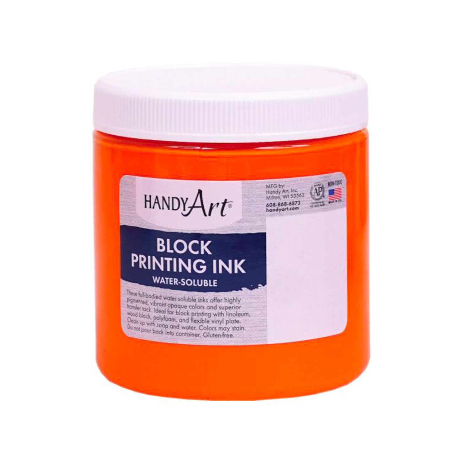Block Paining Ink 8 Oz. Handy Art Block Printing Ink – Teacher's File