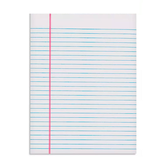 8.5" x 11" Wide Ruled Figuring Pad - 96 Sheets
