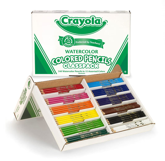 Crayola Watercolour Pencil Crayons – Classpack of 240