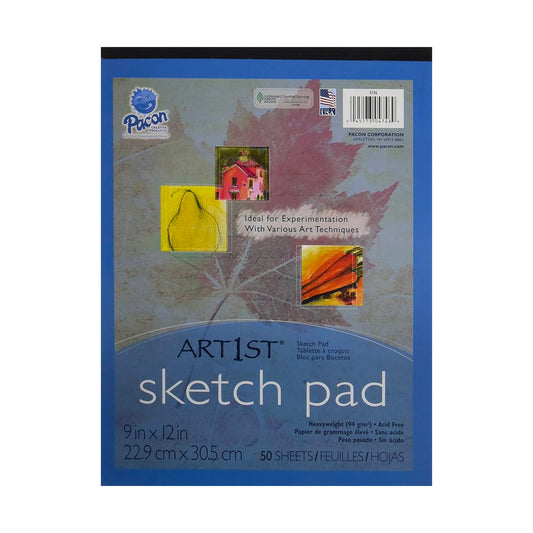 9” x 12” Drawing Paper Pad – 50 Sheets