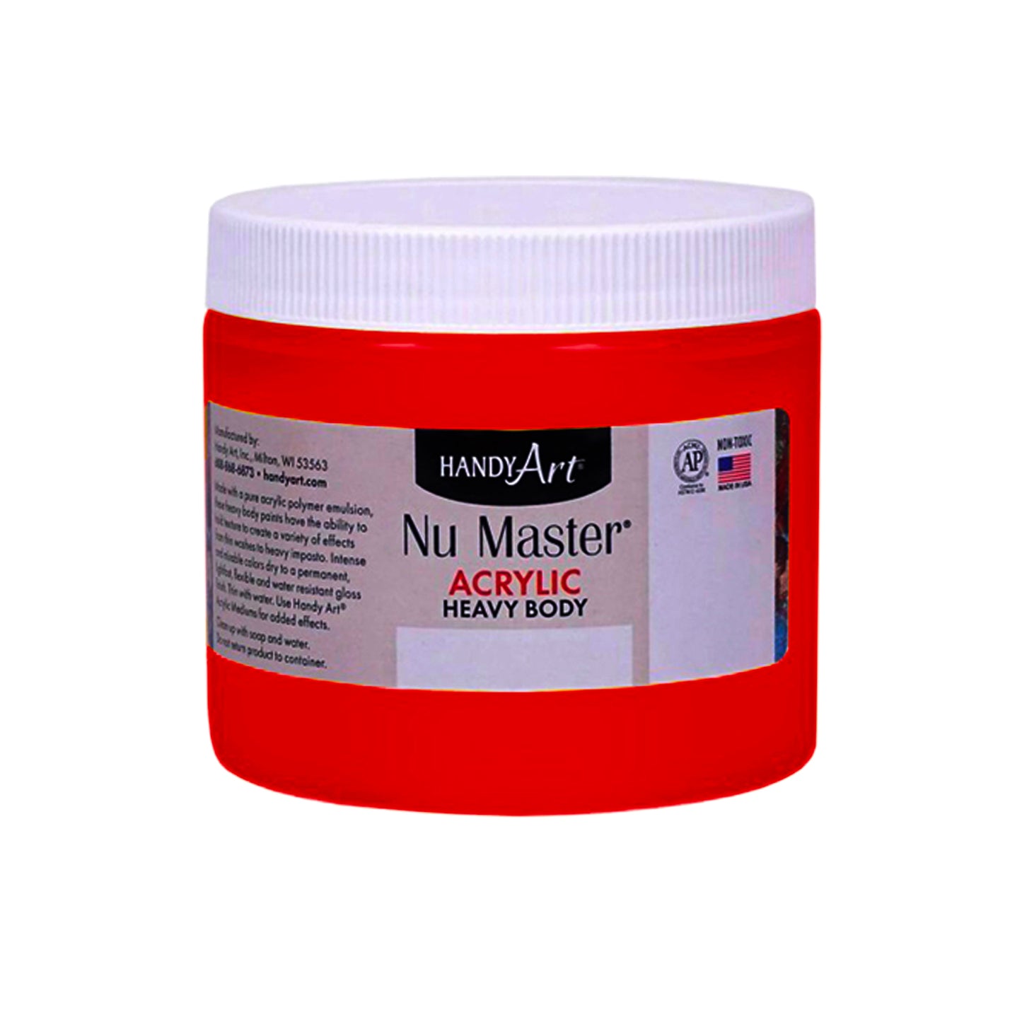 16 Oz. Handy Art Acrylic Paint - Nu Master Heavy Body