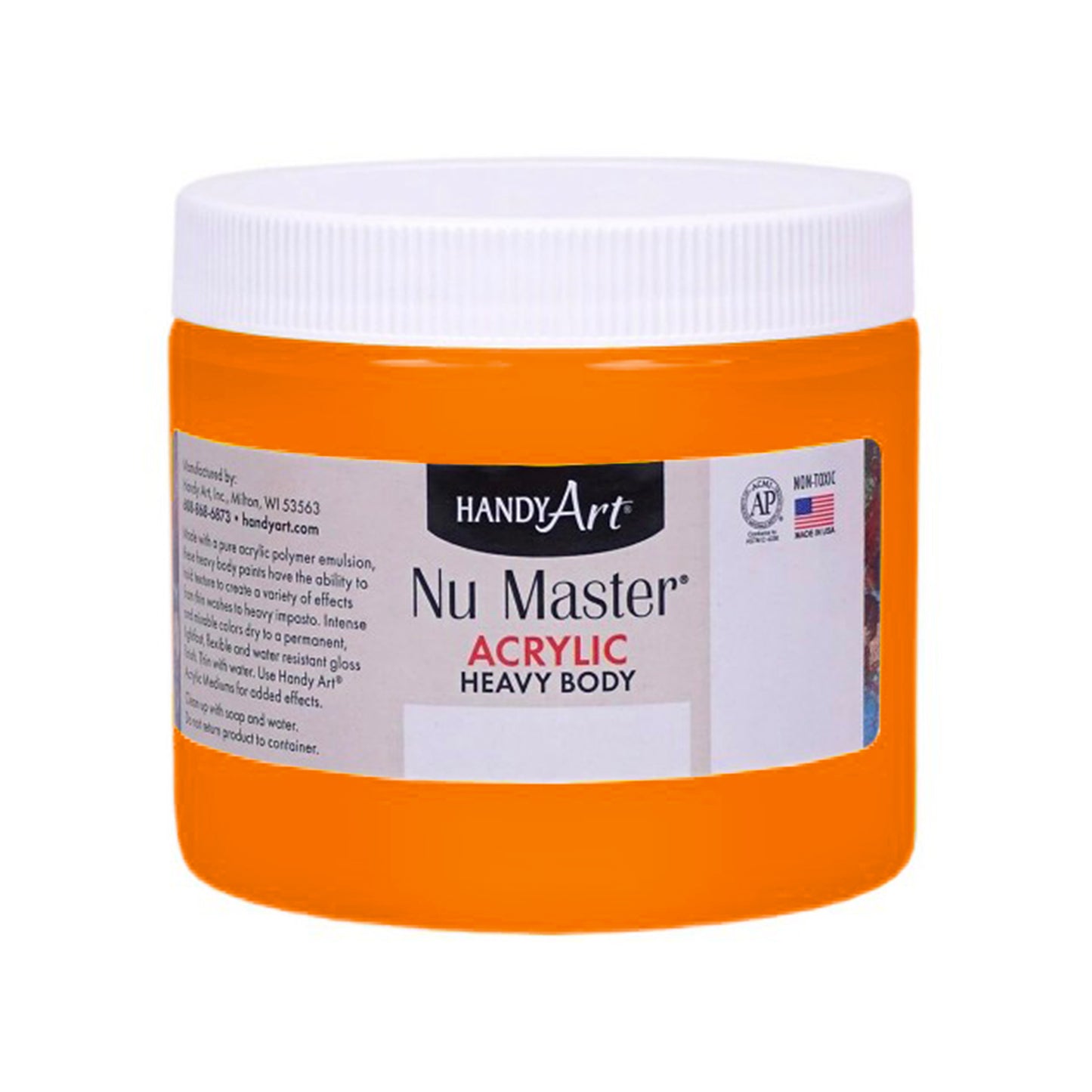 16 Oz. Handy Art Acrylic Paint - Nu Master Heavy Body