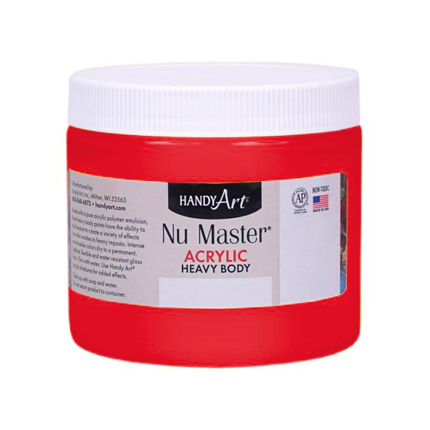 16 Oz. Handy Art Acrylic Paint - Nu Master Heavy Body