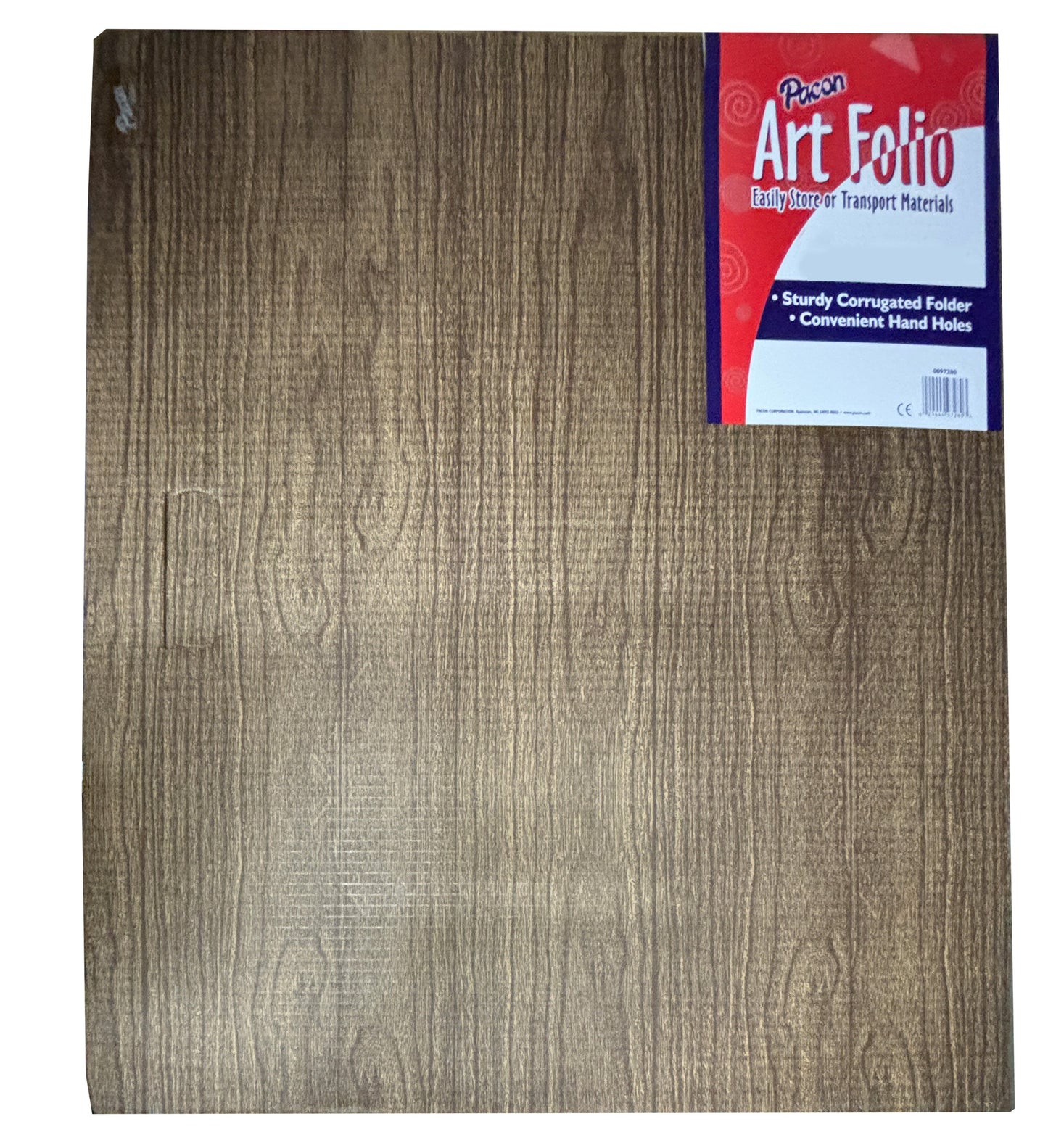 29" x 38" Woodgrain Cardboard Art Folio