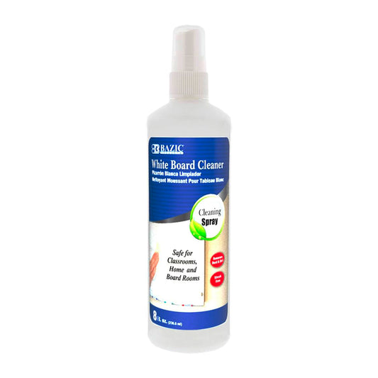 Bazic Dry Erase Board Cleaner, 8 oz. spray bottle